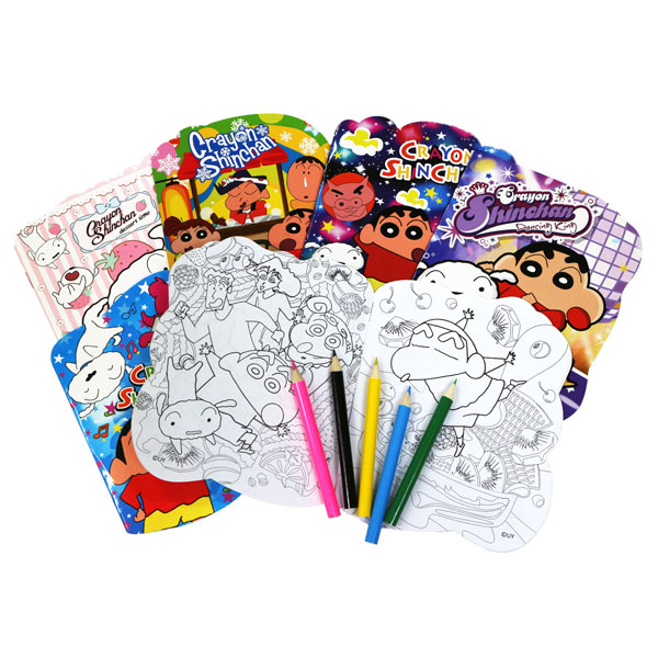 クレヨンしんちゃん カラフルぬりえセット 記念品プラザ