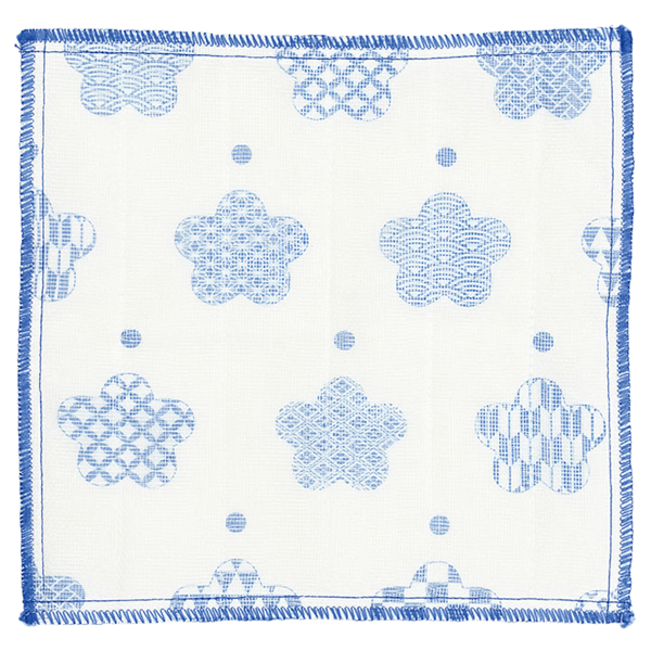 「ありがとうございます」梅小紋かや織り台ふきん