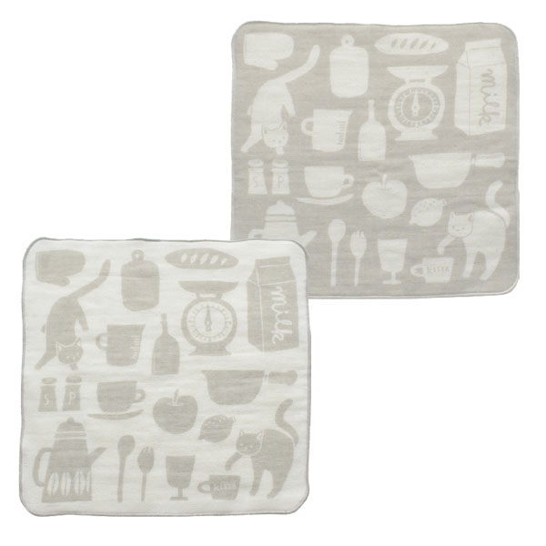 現代百貨 kissa タオルハンカチ キッチン