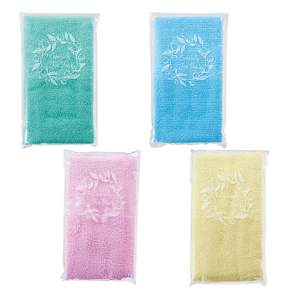 彩りフェイスタオル