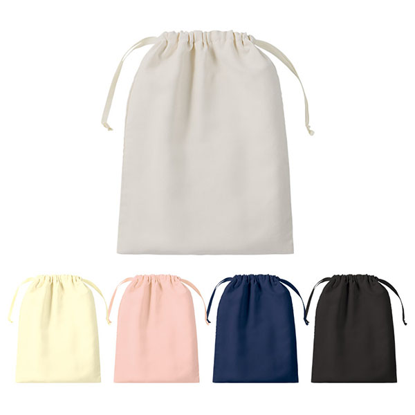 スウェード風巾着(L)