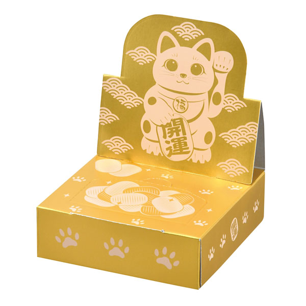 まねきねこ ゴールドBOXティッシュ 20W