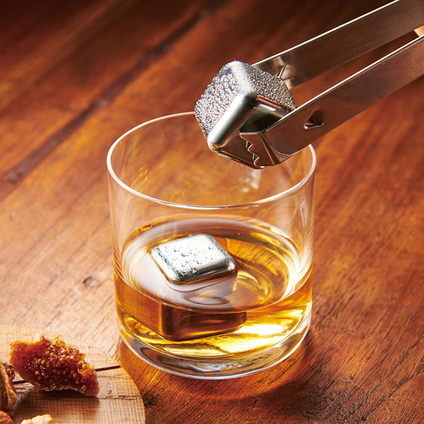 溶けない氷 ステンレスアイスキューブ2個組#CO2排出権付