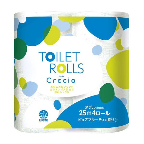 クレシアトイレット 4ロールダブル(25m)