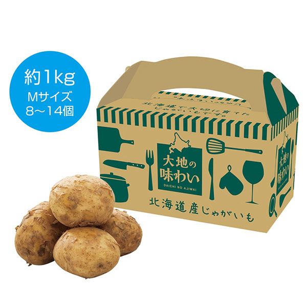 大地の味わい 北海道産じゃがいも1kg
