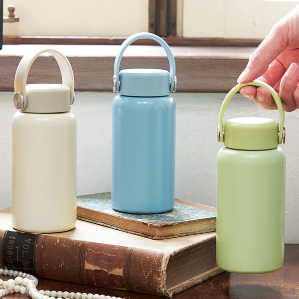 ハンドル付き真空ステンレスボトル200ml1本