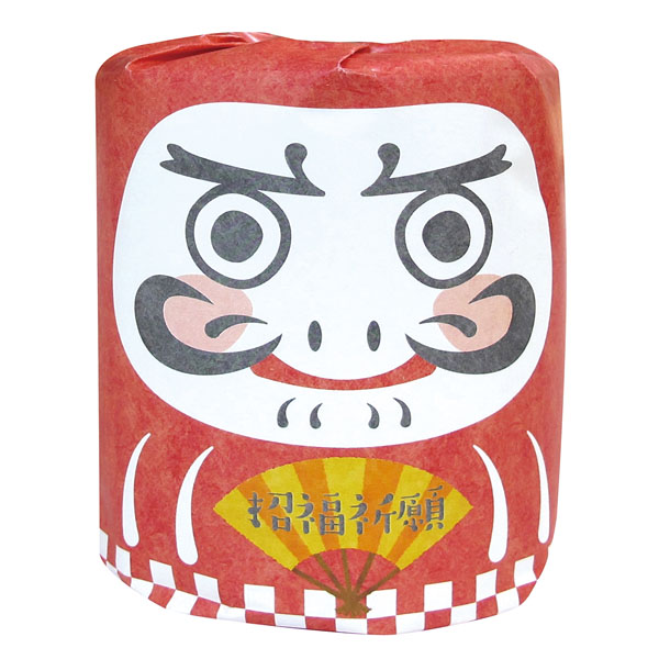 招福ダルマトイレットロールダブル(30m)