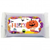 ハッピーハロウィンカラーウエットティッシュ8枚入
