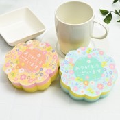 「ありがとうございます」ダイカットキッチンスポンジ(1コ入)