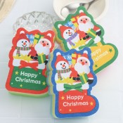 クリスマス・ダイカットキッチンスポンジ(1コ入)