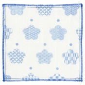 「ありがとうございます」梅小紋かや織り台ふきん