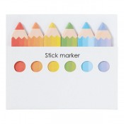 色鉛筆型ふせん