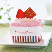 <スイーツ>ショートケーキタオル