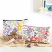 アネリ 花柄ポーチ