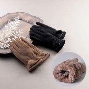 ルルサ ファー付ファッショングローブ