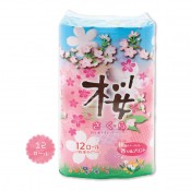 桜トイレットティッシュ12ロール(ダブル)