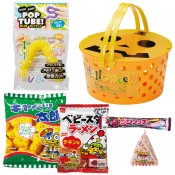 ハロウィン お面&お菓子付バスケット