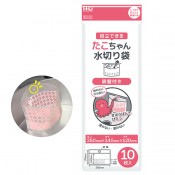 たこちゃん自立式水切り袋10枚入(吸盤付き)