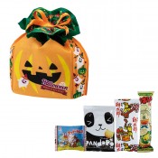 ハロウィンゴースト スクエア巾着 駄菓子4点セット