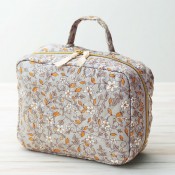 フィオリート・ハンドル付きキルティングオープンポーチ