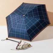プレーンチェック・晴雨兼用折りたたみ傘