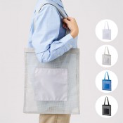 メッシュフラットトート