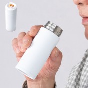 サプリメントケース付きスリムボトル120ml