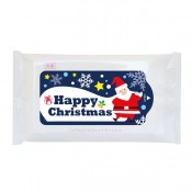 クリスマス ウェットティッシュ ノンアルコール除菌 10枚