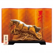 開運干支 午あめ釉