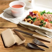 バンブーファイバー携帯カトラリーセット