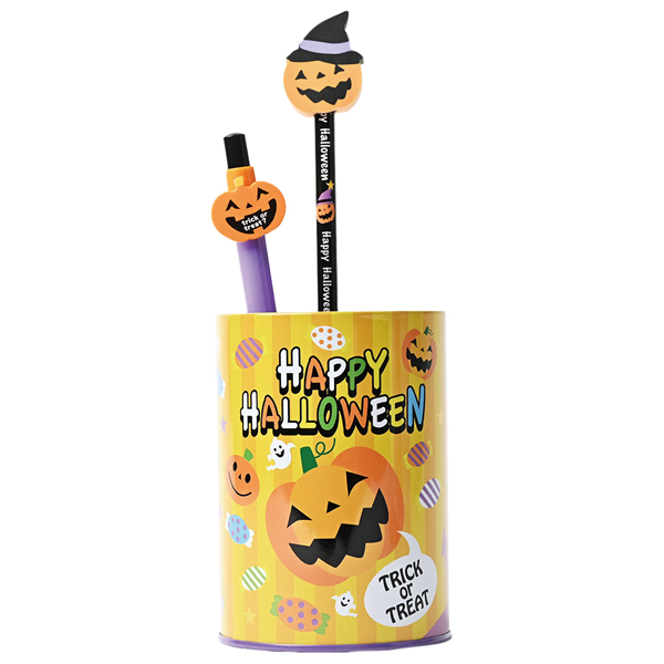 ペン立て缶貯金箱<ハロウィン> ペン立て缶貯金箱<ハロウィン>