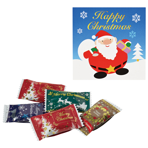 クリスマス・オーナメントケース(キャンディ5粒入・シール付) クリスマス・オーナメントケース(キャンディ5粒入・シール付)