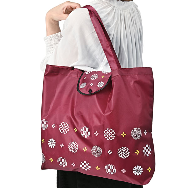 <感謝>丸小紋エコトートバッグ <感謝>丸小紋エコトートバッグ