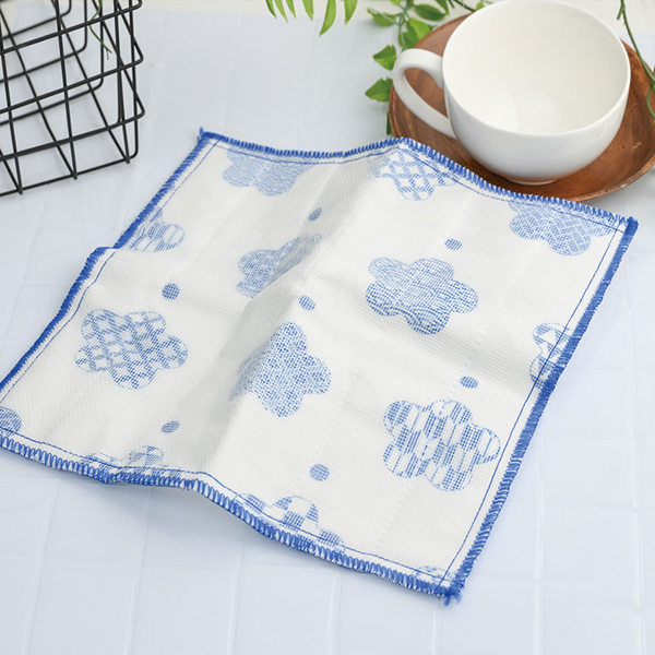 「ありがとうございます」梅小紋かや織り台ふきん 「ありがとうございます」梅小紋かや織り台ふきん