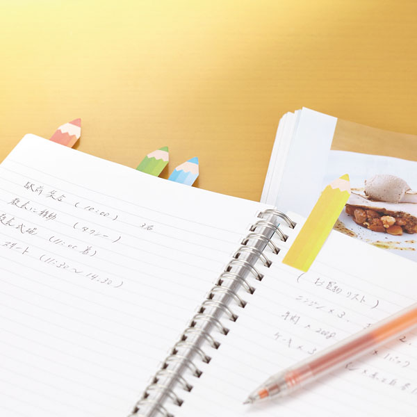 色鉛筆型ふせん 色鉛筆型ふせん