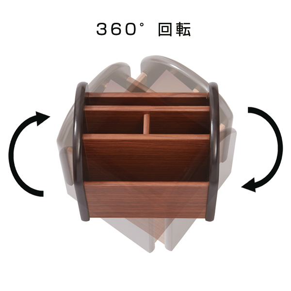 回転式木製リモコンラック 回転式木製リモコンラック