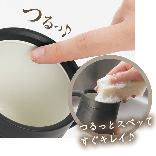 ココカフェ 蓋付き真空二重セラミックコートマグカップ 300ml ココカフェ 蓋付き真空二重セラミックコートマグカップ 300ml