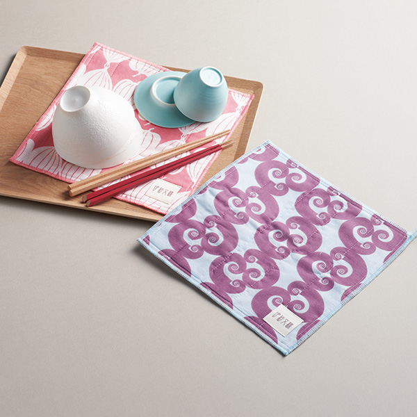 伊砂文様 かや織りふきん2枚組 伊砂文様 かや織りふきん2枚組