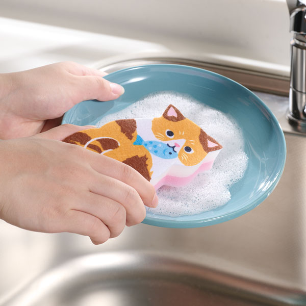 ささやかにゃ気持ち キッチンスポンジ ささやかにゃ気持ち キッチンスポンジ