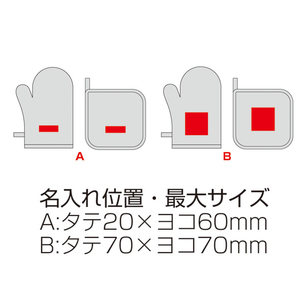 パステルキッチン ミトン&鍋敷き パステルキッチン ミトン&鍋敷き
