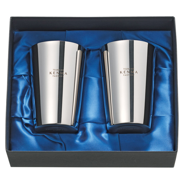 燕研磨ファクトリー ステンレスタンブラー300ml 木箱入2個組 燕研磨ファクトリー ステンレスタンブラー300ml 木箱入2個組