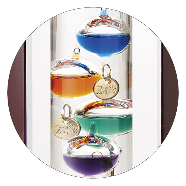 ガラスフロート温度計S ガラスフロート温度計S