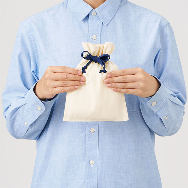 コットンカラーリボン巾着(S) コットンカラーリボン巾着(S)