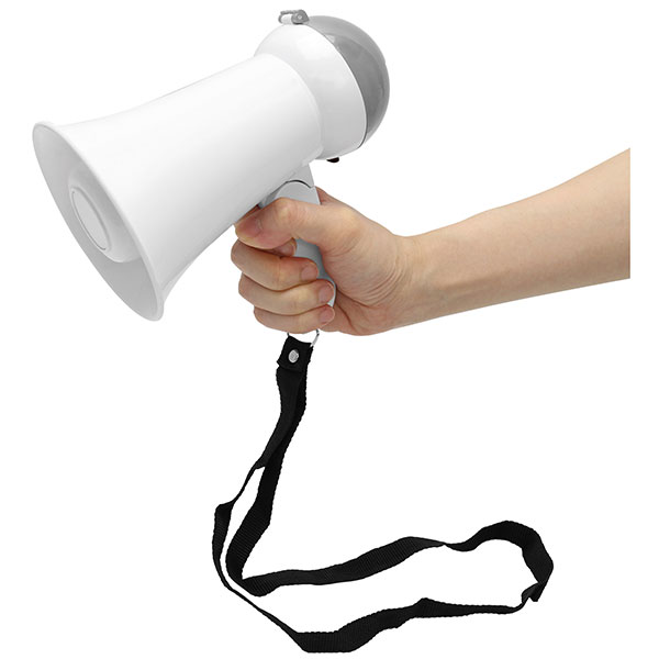 サイレン&録音小型拡声器 サイレン&録音小型拡声器