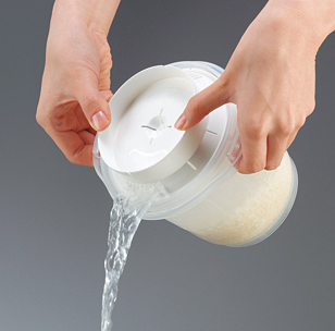 レンジで簡単ごはん炊き レンジで簡単ごはん炊き