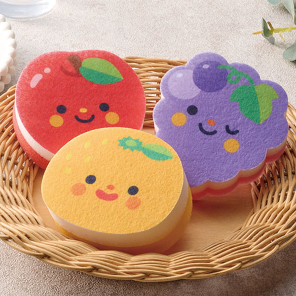 フルーツちゃん キッチンスポンジ フルーツちゃん キッチンスポンジ