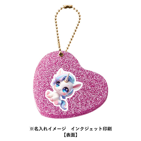 グリッタースライドミラー ハート グリッタースライドミラー ハート