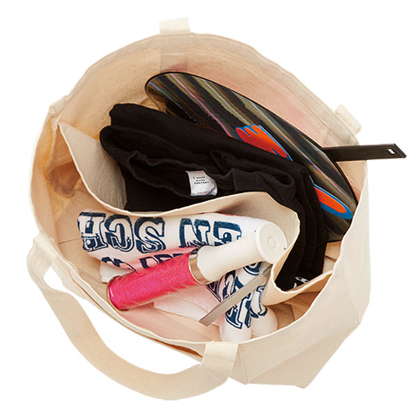 キャンバスビッグトート 仕切りポケット付 ナイトブラック キャンバスビッグトート 仕切りポケット付 ナイトブラック