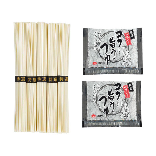 感謝 味わい涼麺 縁の白糸5束つゆ付 感謝 味わい涼麺 縁の白糸5束つゆ付