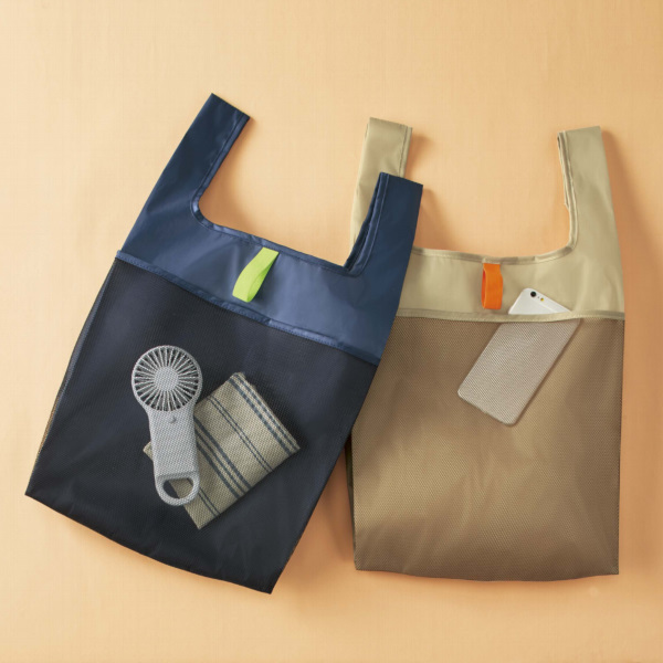 ミーロ メッシュポケットエコバッグ ミーロ メッシュポケットエコバッグ